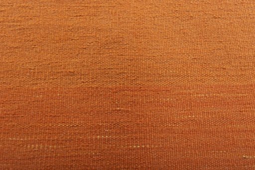 Backside of handmade New Kilim Sofre rug showing knot structure and weave density