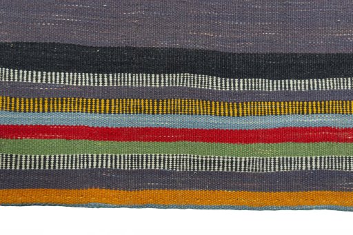 Central medallion detail of New Kilim Sofre rug from Iran / Persia