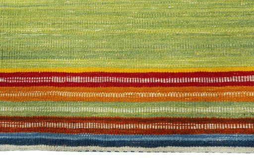 Central medallion detail of New Kilim Sofre rug from Turkey