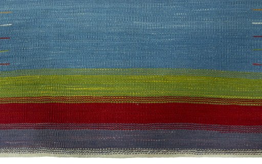 Central medallion detail of New Kilim Sofre rug from Turkey