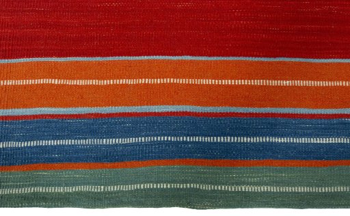 Central medallion detail of New Kilim Sofre rug from Turkey