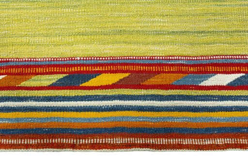 Central medallion detail of New Kilim Sofre rug from Turkey