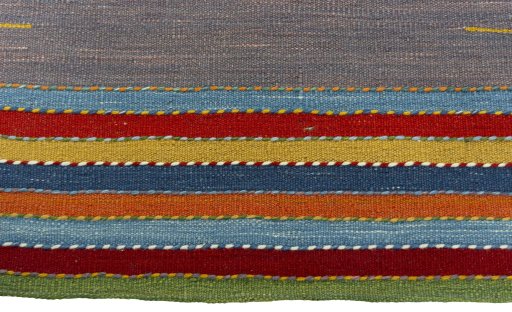Central medallion detail of New Kilim Sofre rug from Turkey