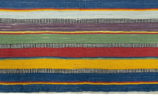 Central medallion detail of New Kilim Sofre rug from Turkey