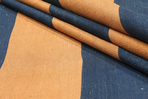 Close-up detail of New Modern Design rug from Iran / Persia showing Wool weave