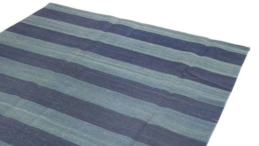 Surface texture of New Modern Design rug with natural Wool and intricate pattern