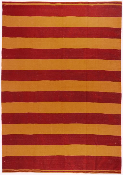 Full view of New Modern Design rug from Iran / Persia, 315 × 224 cm in Red tones