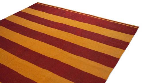 Surface texture of New Modern Design rug with natural Wool and intricate pattern
