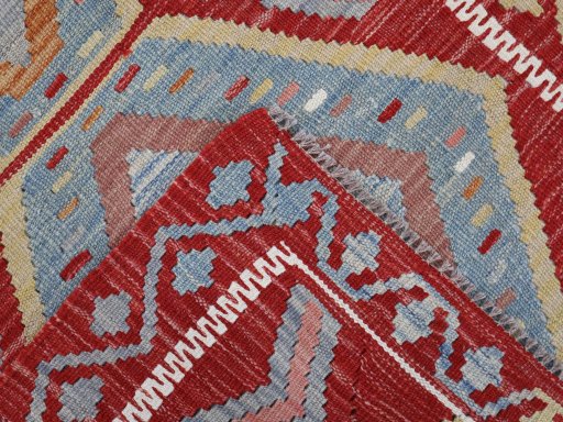 Surface texture of New Modern Design rug with natural Wool and intricate pattern