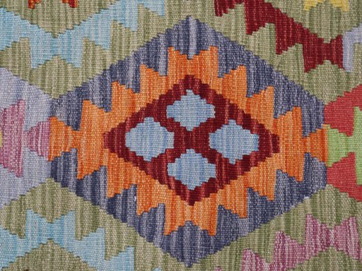 Central medallion detail of New Modern Design rug from Pakistan