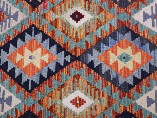 Central medallion detail of New Modern Design rug from Pakistan