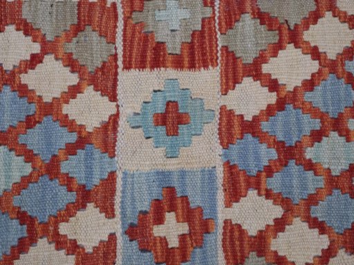 Central medallion detail of New Modern Design rug from Pakistan