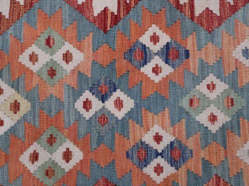 Central medallion detail of New Modern Design rug from Pakistan