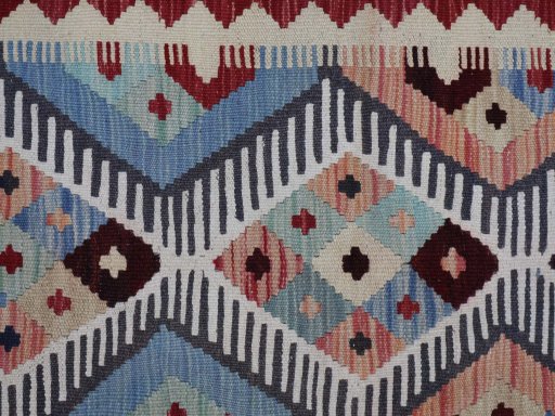 Central medallion detail of New Modern Design rug from Pakistan
