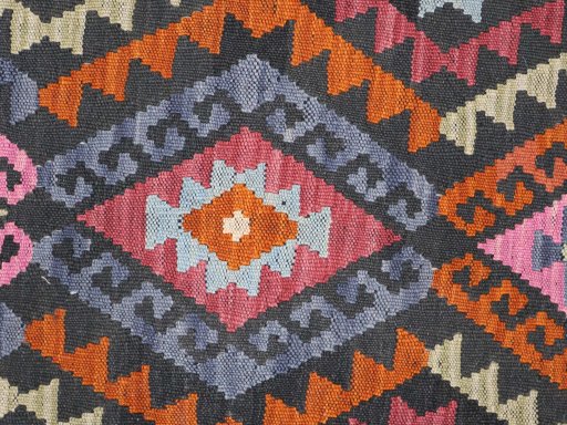 Central medallion detail of New Modern Design rug from Pakistan