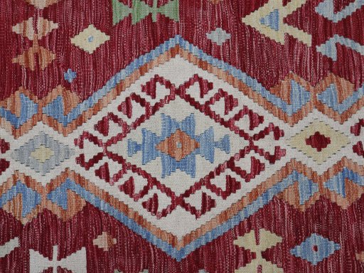 Central medallion detail of New Modern Design rug from Pakistan