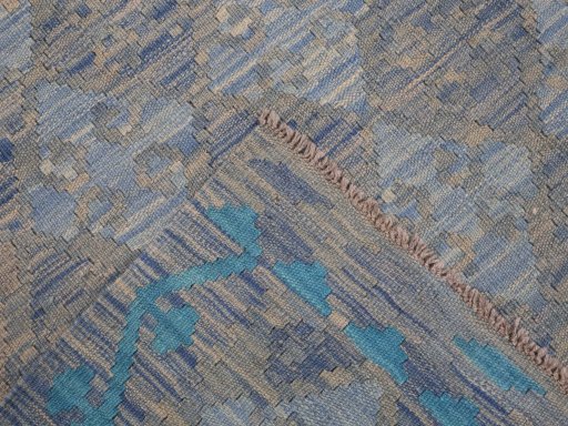 Surface texture of New Modern Design rug with natural Wool and intricate pattern