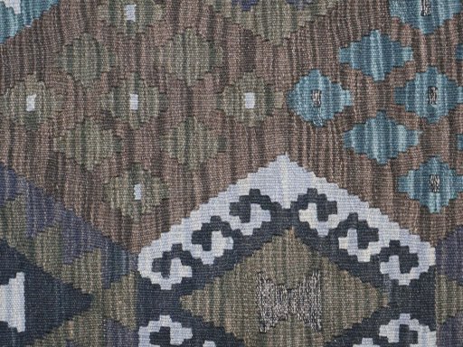 Central medallion detail of New Modern Design rug from Pakistan