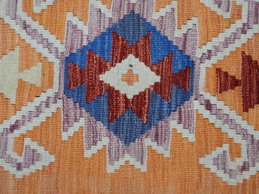 Central medallion detail of New Modern Design rug from Pakistan