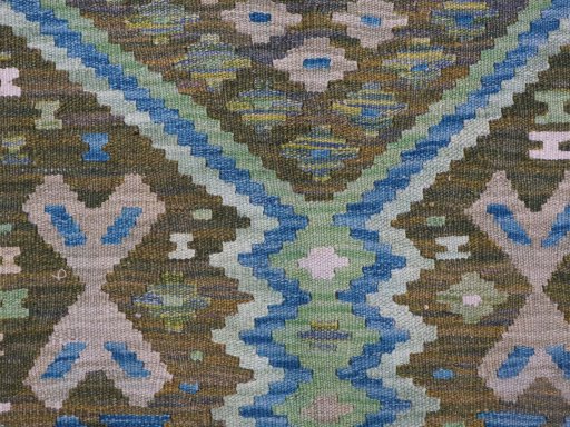 Central medallion detail of New Modern Design rug from Pakistan