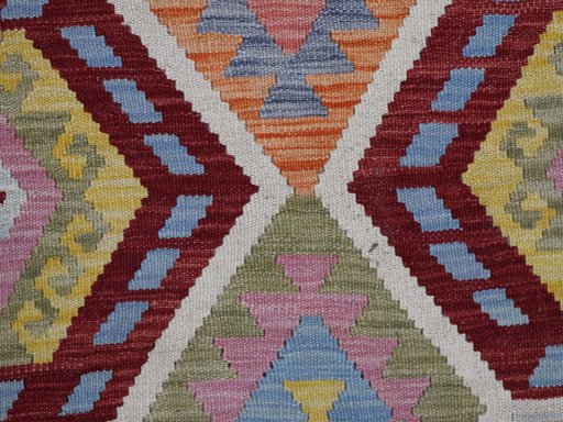 Central medallion detail of New Modern Design rug from Pakistan