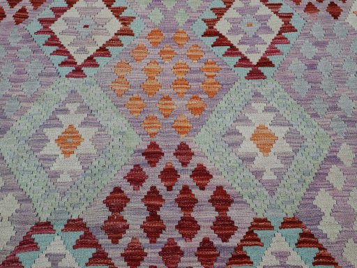 Central medallion detail of New Modern Design rug from Pakistan