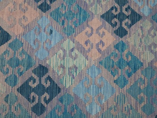 Central medallion detail of New Modern Design rug from Pakistan