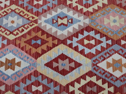 Central medallion detail of New Modern Design rug from Pakistan