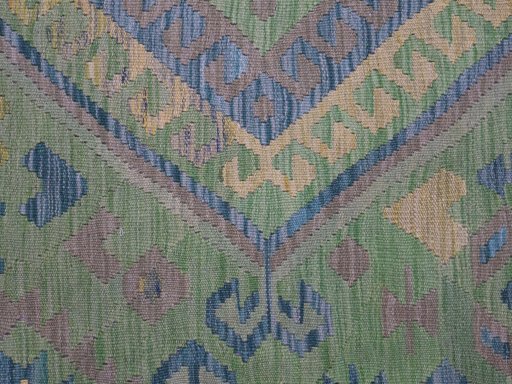 Central medallion detail of New Modern Design rug from Pakistan
