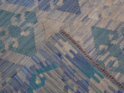 Surface texture of New Modern Design rug with natural Wool and intricate pattern