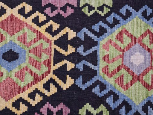 Central medallion detail of New Modern Design rug from Pakistan
