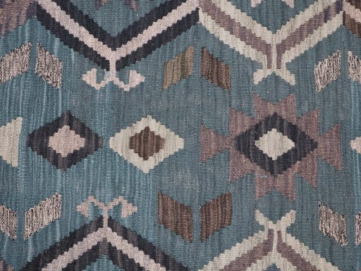 Central medallion detail of New Modern Design rug from Pakistan