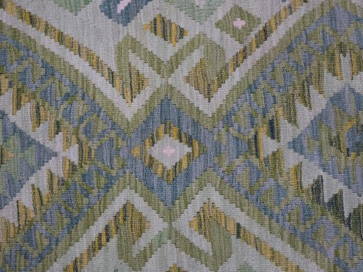 Central medallion detail of New Modern Design rug from Pakistan