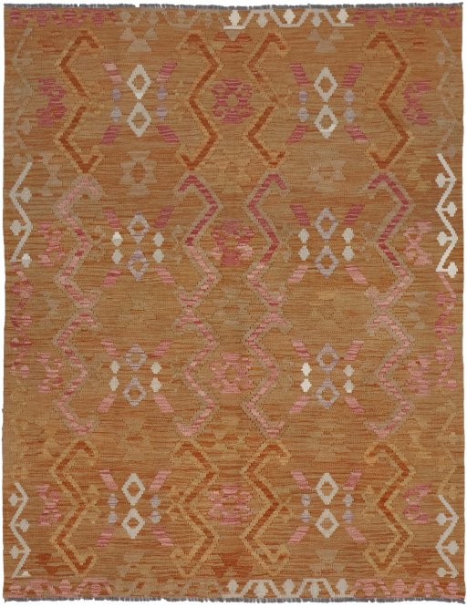 Full view of New Modern Design rug from Pakistan, 199 × 157 cm in Multi Color tones