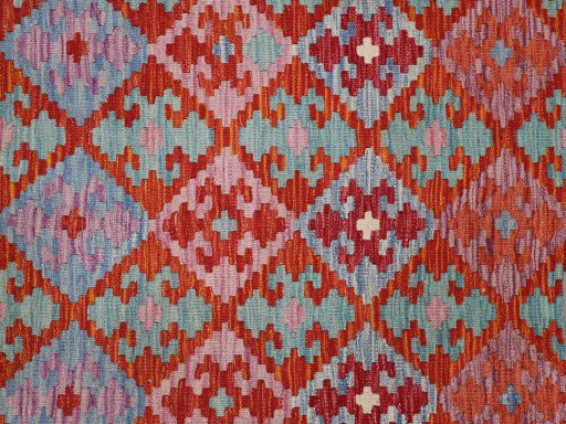 Central medallion detail of New Modern Design rug from Pakistan
