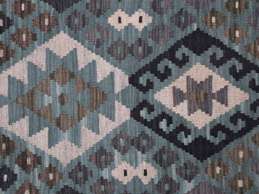 Central medallion detail of New Modern Design rug from Pakistan