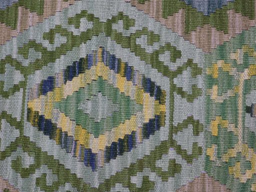 Central medallion detail of New Modern Design rug from Pakistan
