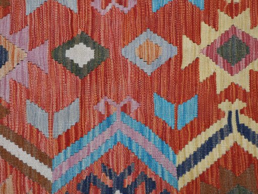 Central medallion detail of New Modern Design rug from Pakistan