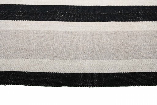 Close-up detail of New Modern Design rug from Iran / Persia showing Wool weave
