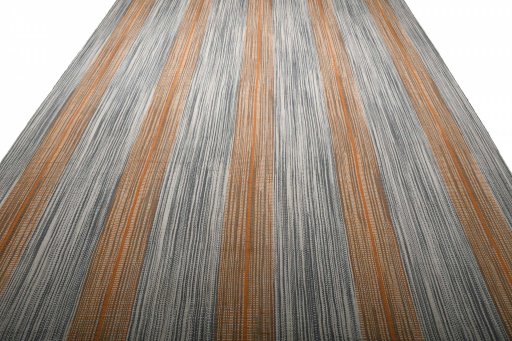Close-up detail of New Modern Design rug from Iran / Persia showing Wool weave