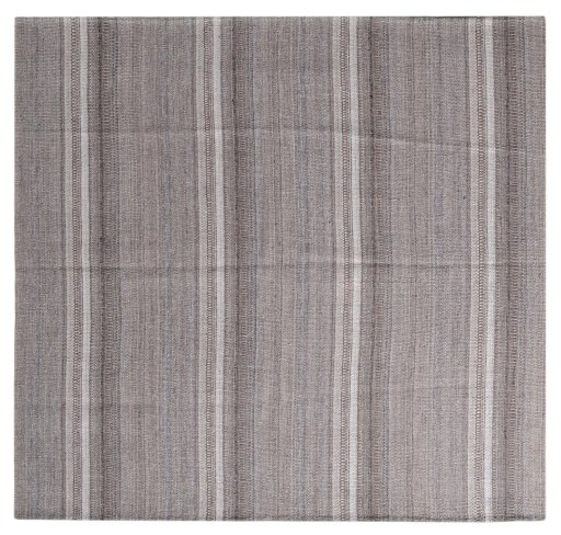 Full view of New Modern Design rug from Iran / Persia, 185 × 195 cm in Gray tones