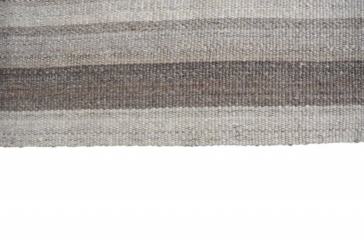 Close-up detail of New Modern Design rug from Iran / Persia showing Wool weave