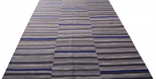 Surface texture of New Modern Design rug with natural Wool and intricate pattern