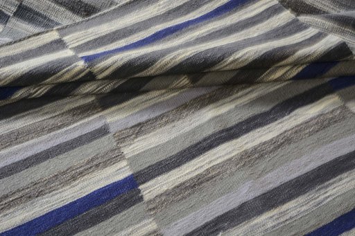 Full view of New Modern Design rug from Iran / Persia, 268 × 191 cm in Gray tones