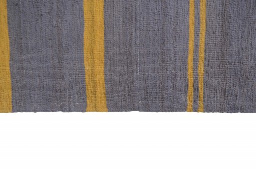 Close-up detail of New Modern Design rug from Iran / Persia showing Wool weave