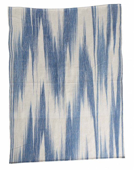 Full view of New Modern Design rug from Iran / Persia, 208 × 157 cm in Beige tones
