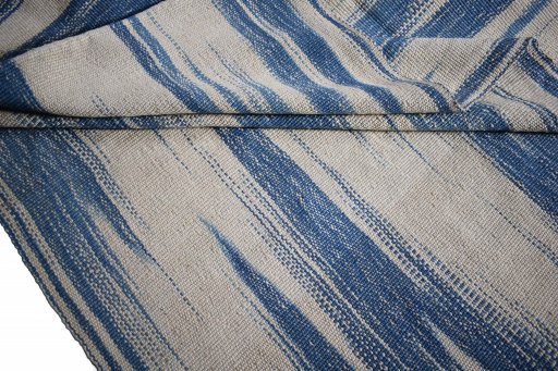 Full view of New Modern Design rug from Iran / Persia, 208 × 157 cm in Beige tones