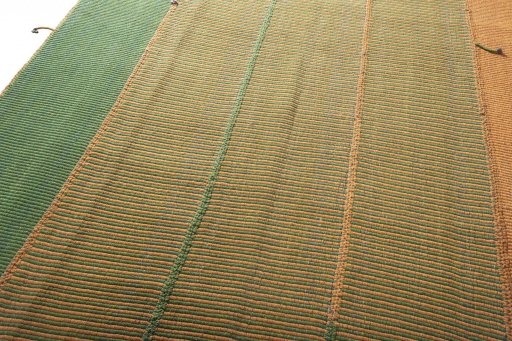 Surface texture of New Modern Design rug with natural Wool and intricate pattern
