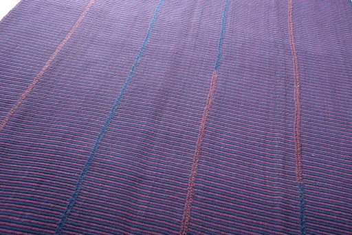 Surface texture of New Modern Design rug with natural Wool and intricate pattern