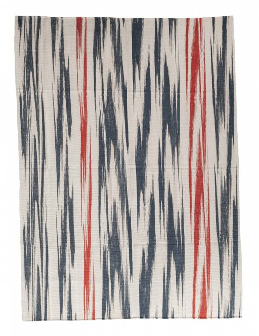 Full view of New Modern Design rug from Iran / Persia, 360 × 263 cm in Beige tones